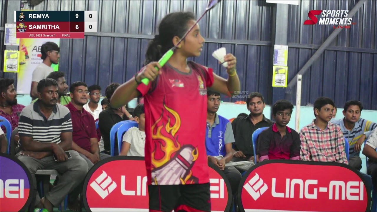 ABL 2021 FINAL - (KOLATHUR SMASHERS) REMYA vs SAMRITHA (PERAMBUR KINGS)