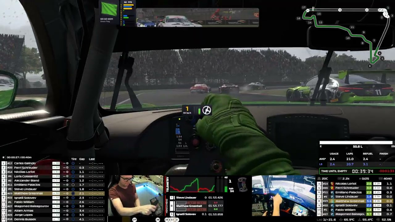 GT3 Mexico - First ever wet race - ended predicably