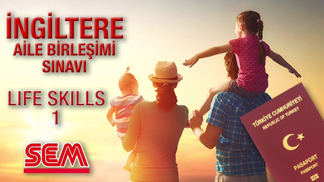 İNGİLİZCE LIFE SKILLS A1 SORULARI - İNGİLİZCE IELTS SINAV SORULARI - İNGİLTERE AİLE BİRLEŞİMİ SINAVI