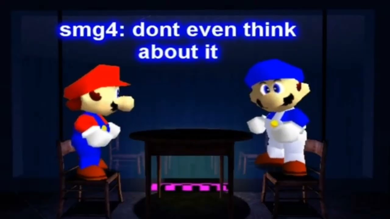 Classic SMG4 but mario ate the context