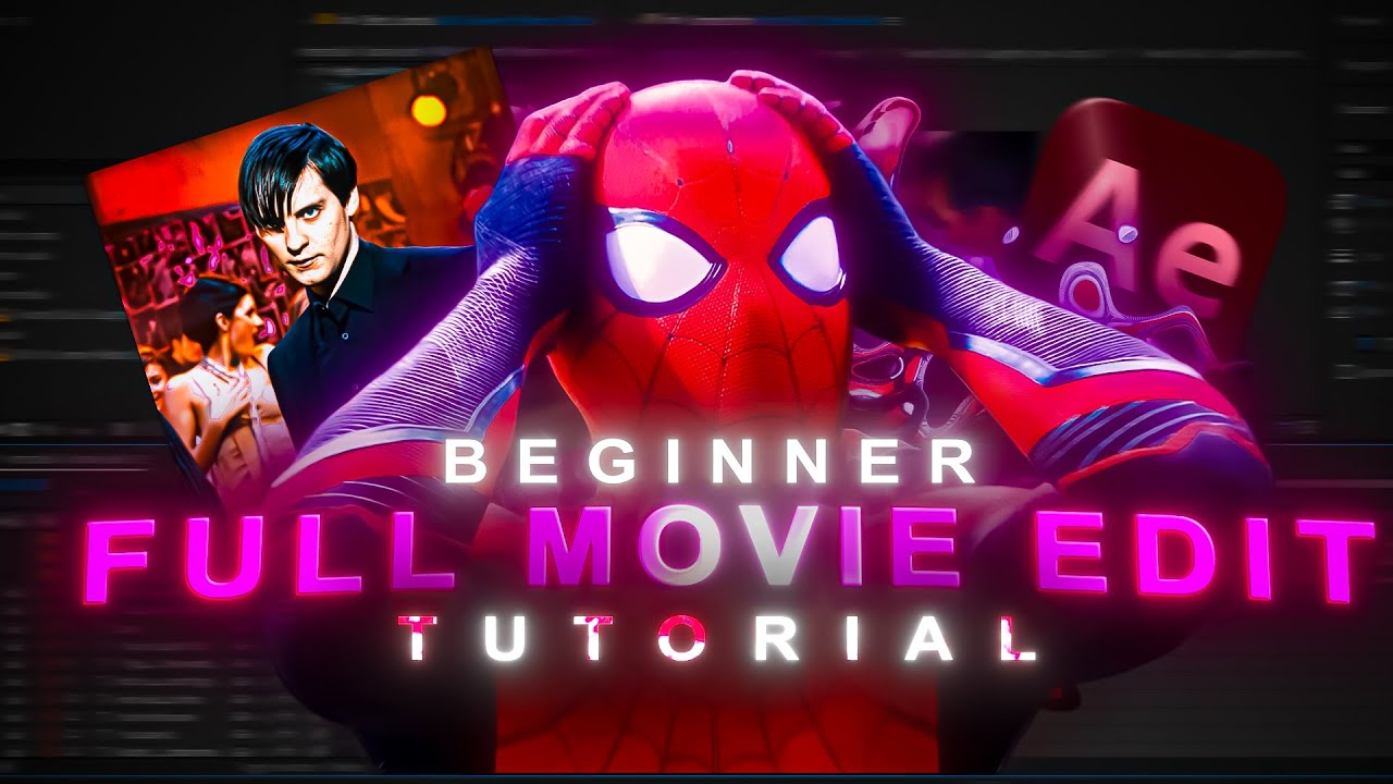 How to Make Movie edits After effects Tutorial| Full Edit | Beginner Level|