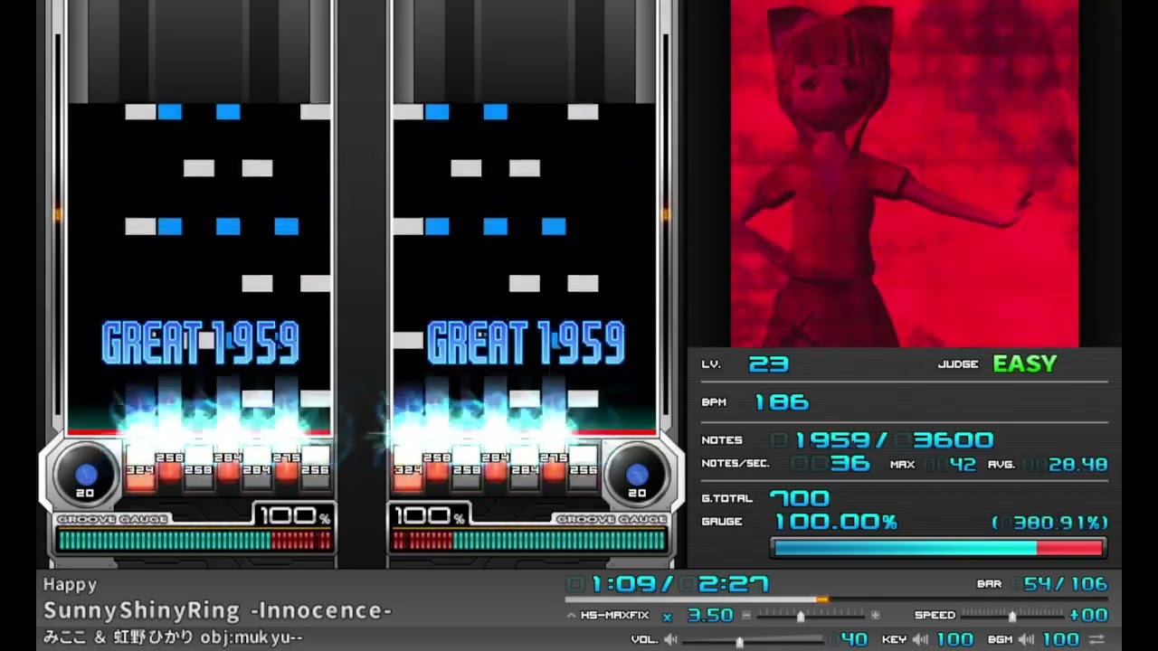 【自作差分】st3-4? SunnyShinyRing -Innocence-