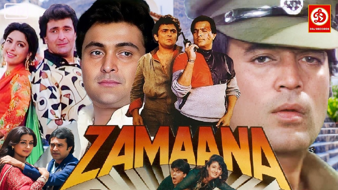 ZAMANA ज़माना फुल मूवी 4K - राजेश खन्ना, ऋषि कपूर & पूनम ढिल्लों की धमाकेदार एक्शन मूवी | ओम पुरी