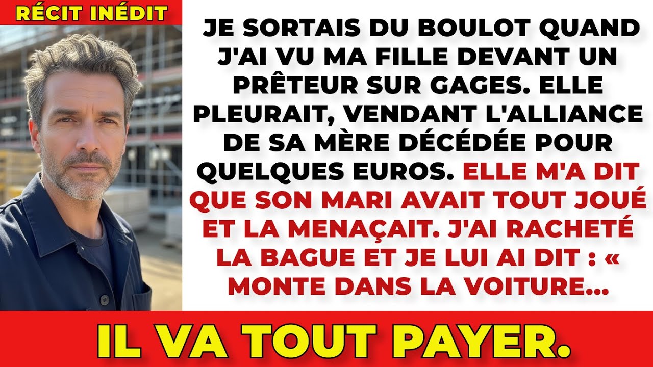 J’ai Vu Ma Fille Au Prêteur Sur Gages… Elle Vendait L'Alliance De Sa Mère Pour…