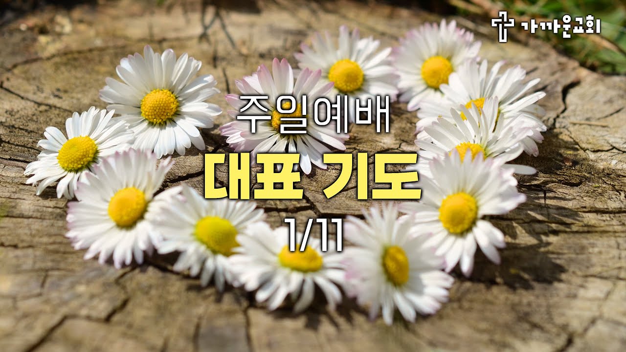 가까운교회 주일예배 대표기도 (2026/01/11)