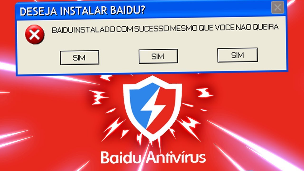 D3STRUINDO O COMPUTADOR COM BAIDU (TESTE DE V!RUS)