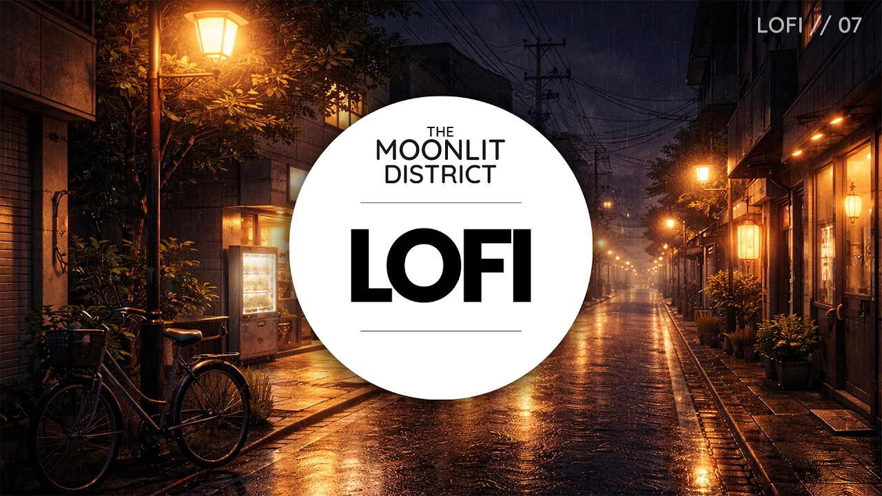 Rainy Lofi Beats to Relax & Focus | Rain on Concrete