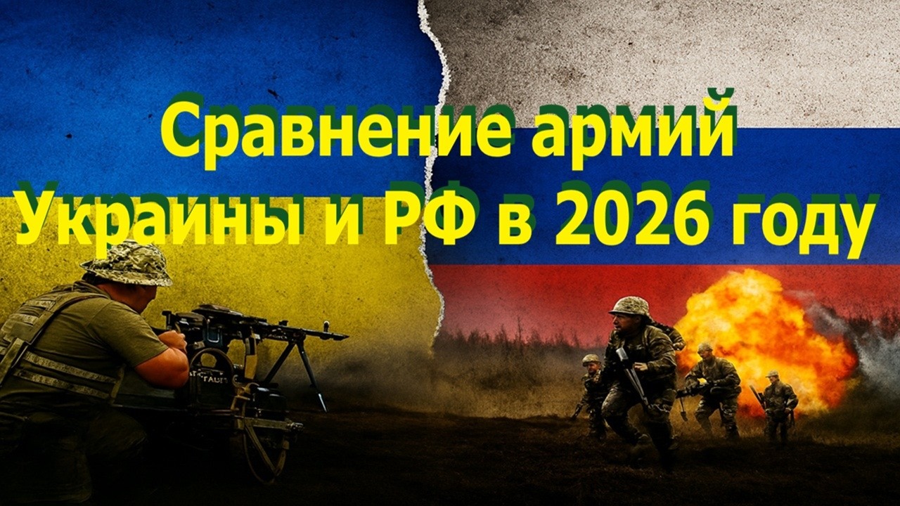 Сравнение армий Украины и России в 2026 году.