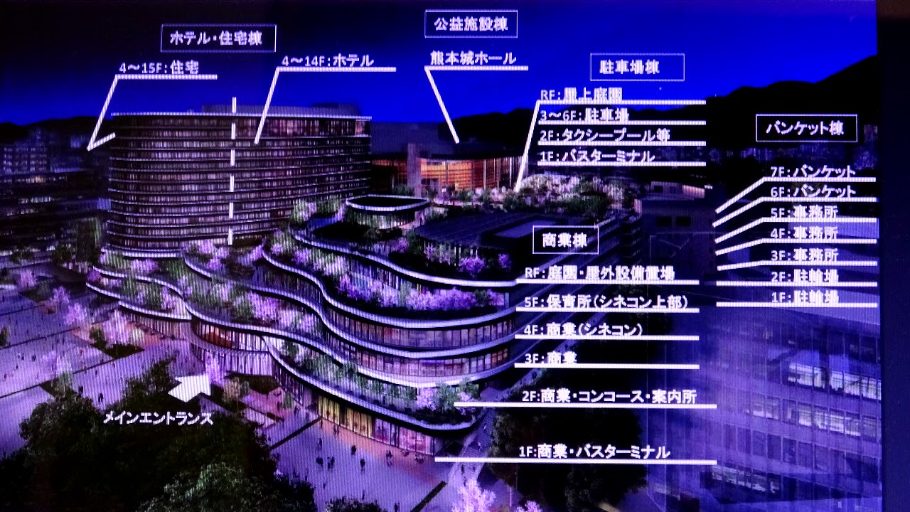 サクラマチ クマモト（SAKURAMACHI Kumamoto）商業施設の名称。熊本桜町再開発ビル。