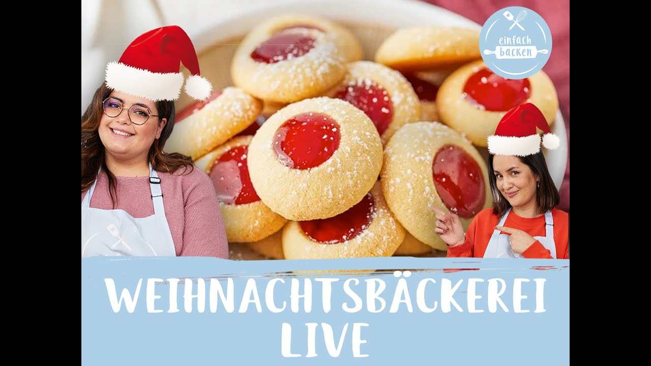 LIVE-Video: Top 7 Plätzchen-Rezepte 🎅🎄I Einfach Backen
