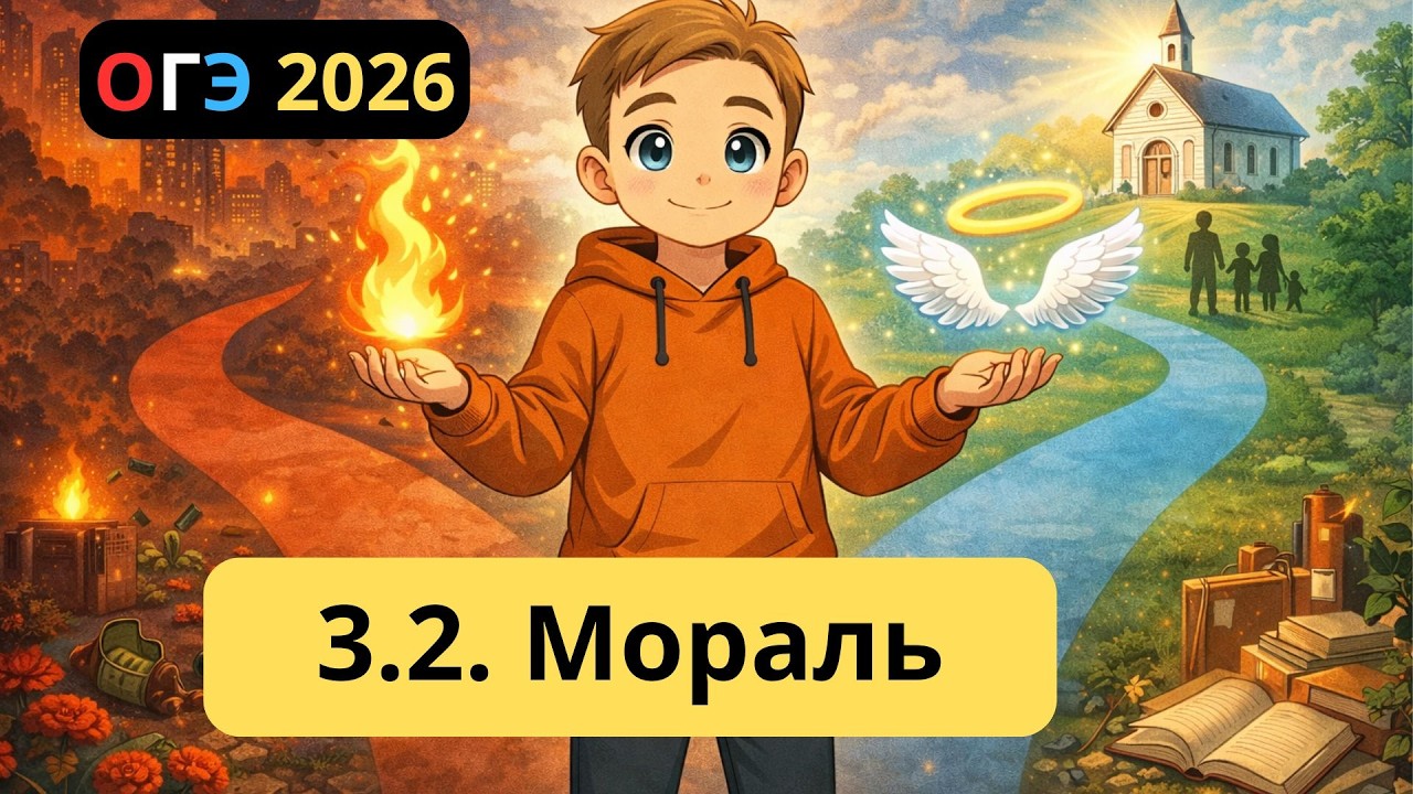 3.3. Принципы и нормы морали. | ОГЭ 2026