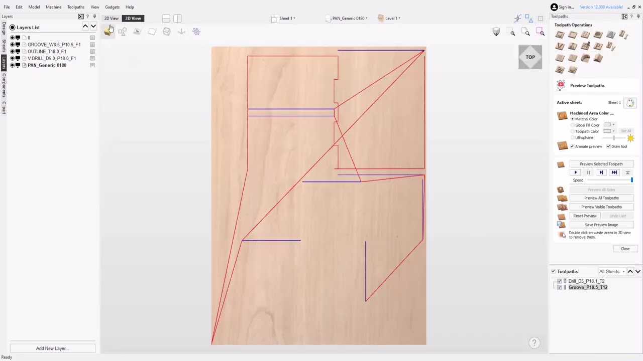 VCarve Pro template set up
