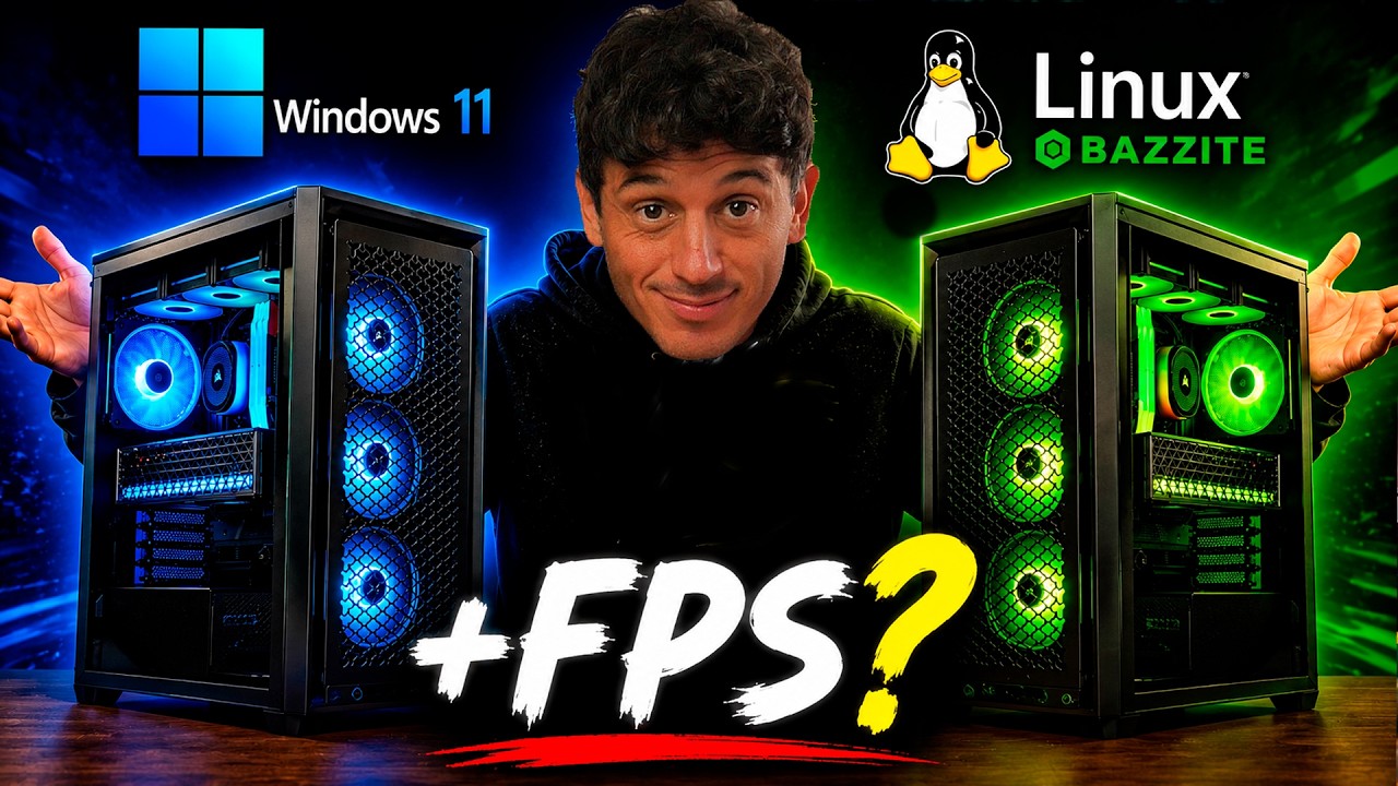 Is Linux BETTER than Windows 11 for GAMING? I build a PC and we TEST IT...