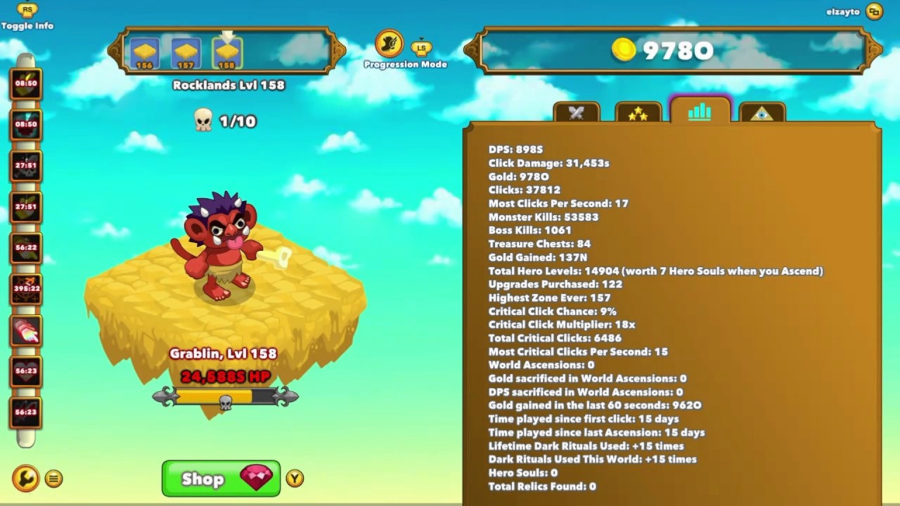 CLICKER HEROES: ASCENSION ACHIEVEMENT TRICK!!!