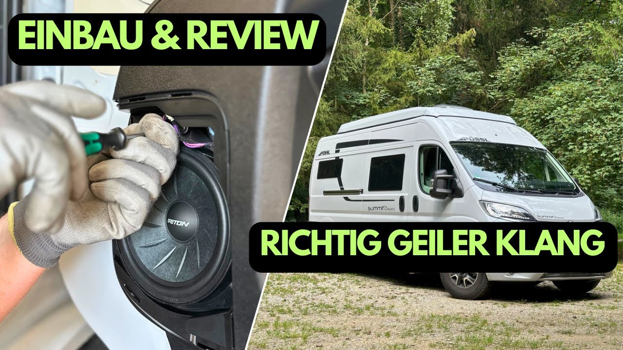 Das BESTE Soundsystem für euren Ducato, Jumper & Boxer von ETON & ZENEC mit Navi & Kamera im Camper