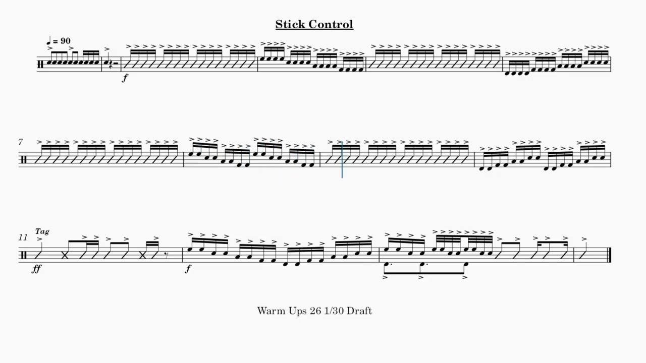 Warm Ups 26 BASSES (5)