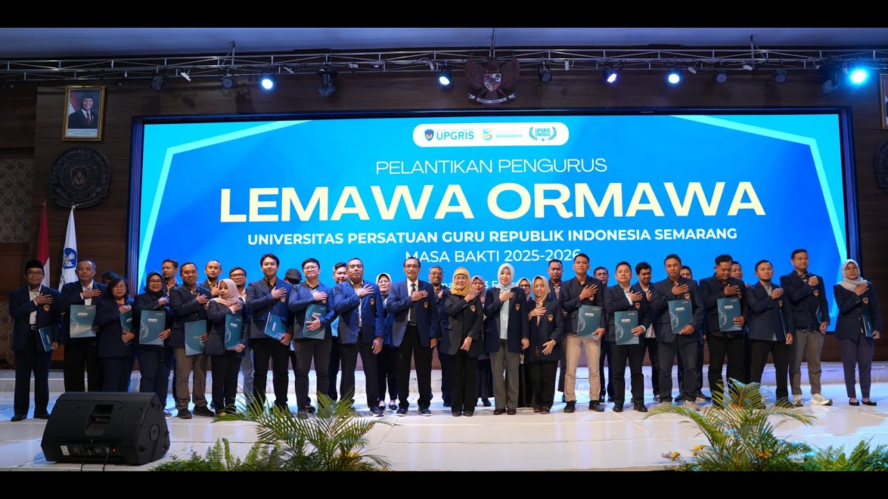 Pelantikan Lemawa Ormawa UPGRIS Masa Bakti 2025-2026