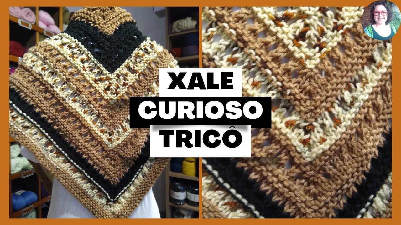 Xale Curioso em Tricô