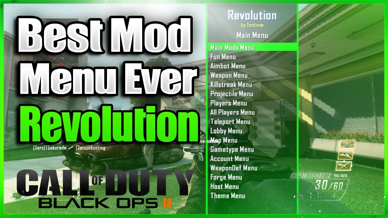🔥[BO2/1.19] Revolution mod menu by Enstone PS3/XBOX/PC🔥