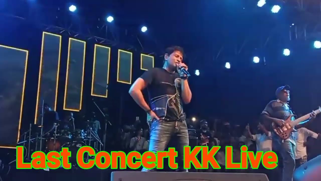 Singer KK Last Live video 😭 #kk #