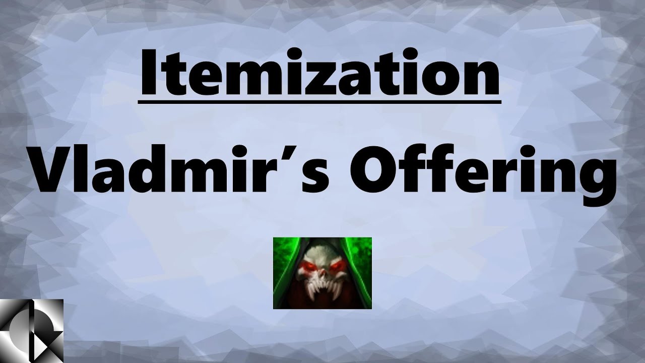 Support Itemization: When to buy Vladmir's Offering | 7.27d