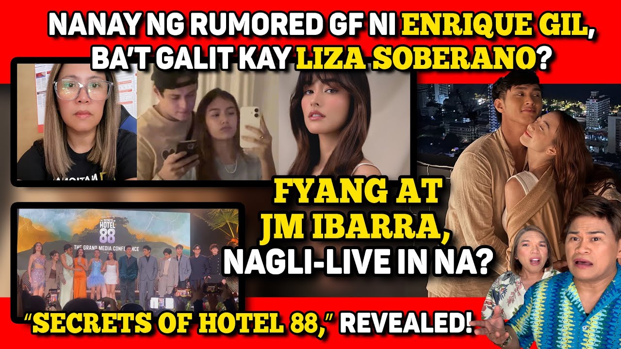 LIVE-IN NA BA SILA? 🔴 BA'T GALIT SIYA KAY LIZA SOBERANO? 🔴 #JMFYANG #HOTEL88