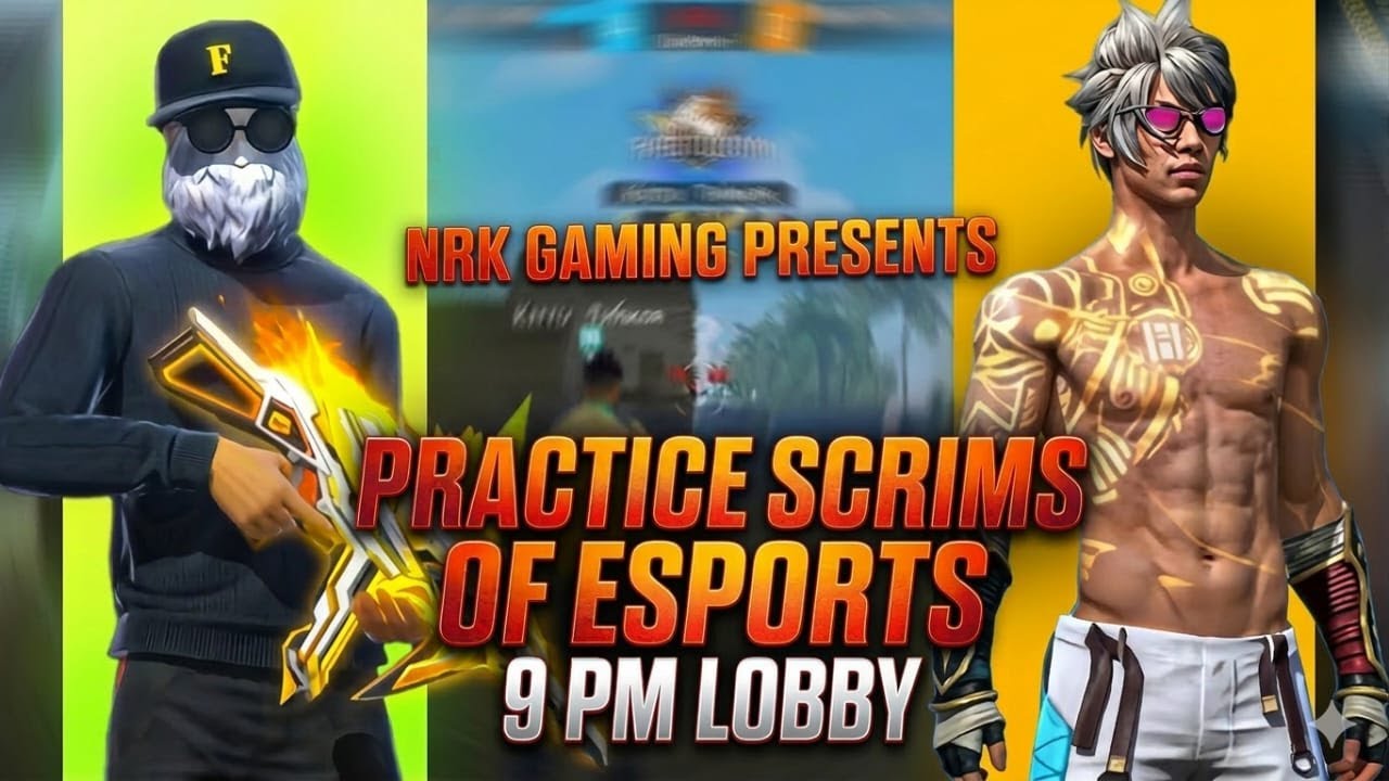 PRACTICE SCRIMS 9 PM LOBBY II PRACTICE SCRIMS TOURNAMENT  #freefiretournament #esport