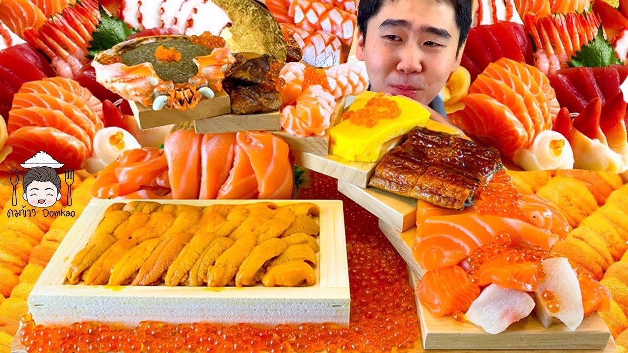 สวรรค์โอมากาเสะ 7 ชั้น อูนิ แซลมอน ไข่ปลาแซลมอน ฟัวกราส์ มันปู หมดไปเกือบ 10,000 บาท | ดมข้าว