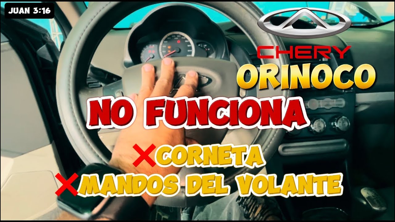 CHERY ORINOCO NO LE SIRVE LA CORNETA Y MANDOS DEL VOLANTE | SOLUCIONADO ✅