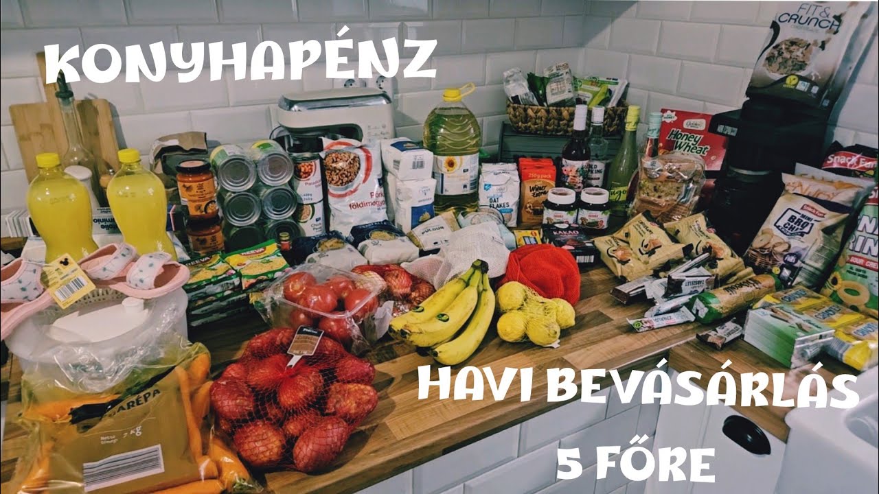 HAVI BEVÁSÁRLÁS,  KONYHAPÉNZ 5 FŐRE / ALDI,METRO HAUL