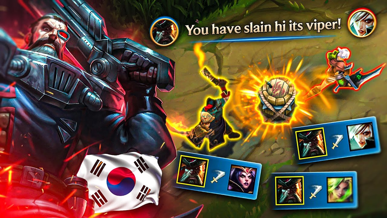 #1 Gangplank World встречается с #1 Riven World в корейском Challenger…