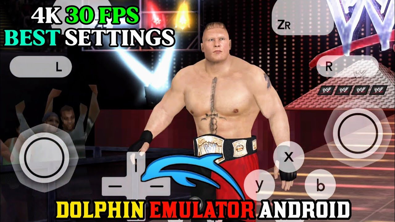 WWE 13 (WII) DOLPHIN EMULATOR ANDROID 4K 30 FPS BEST SETTINGS