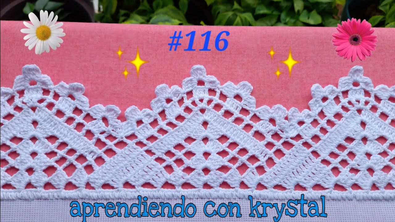 puntilla #116/ ideal para mantel una sola vuelta queda precioso 🍁🌷🌻