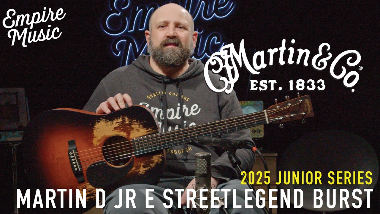 FIRST LOOK - Martin 2025 Junior Series - D JR E StreetLegend Burst // Empire Music