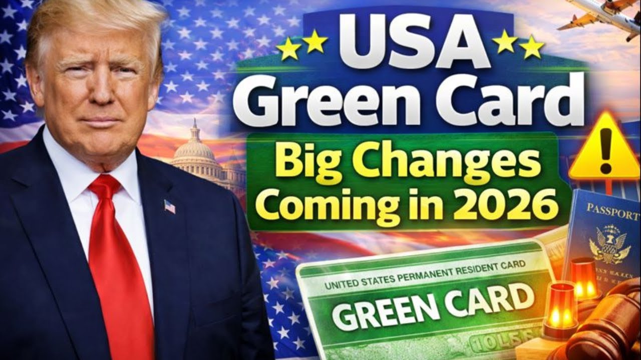 IMPORTANT ALERT USA Green Card Big Changes Coming in 2026 – Act Now Before Deadlines Hit