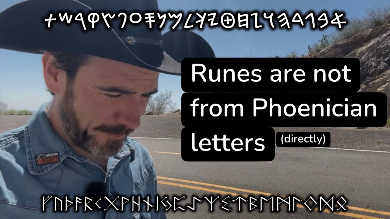 Runes are not from Phoenician letters