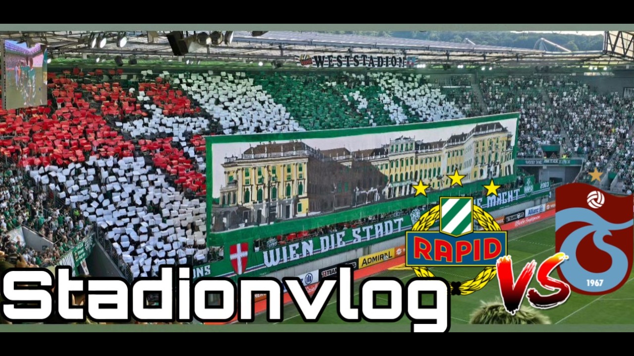 SK RAPID 2:0 TRABZONSPOR | Rapid im Play-off, Trabzon Chancenlos | Stadionvlog 🏟️ NoSkillBrotherZ