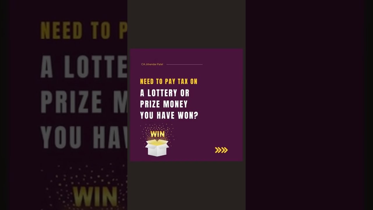 Need To pay tax on a Lottery or Prize Money you have Won?  #shorts #business #money #prize #lottery