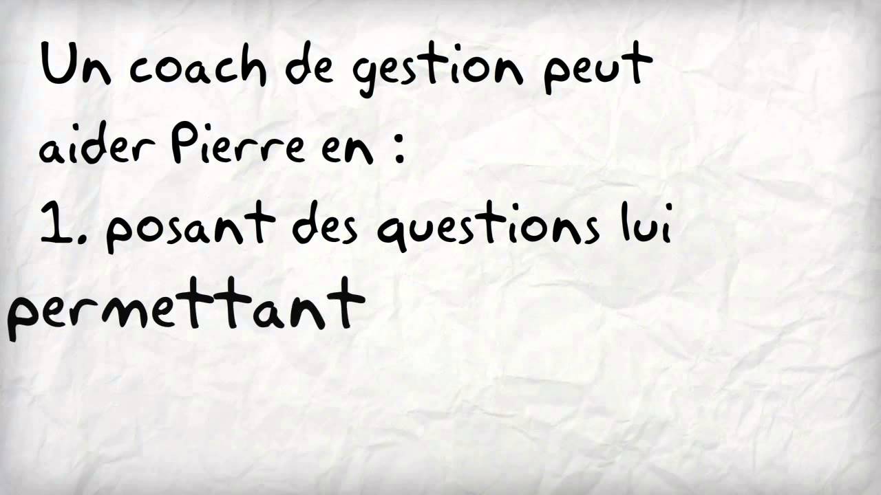 Qu'est-ce que le coaching de gestion?
