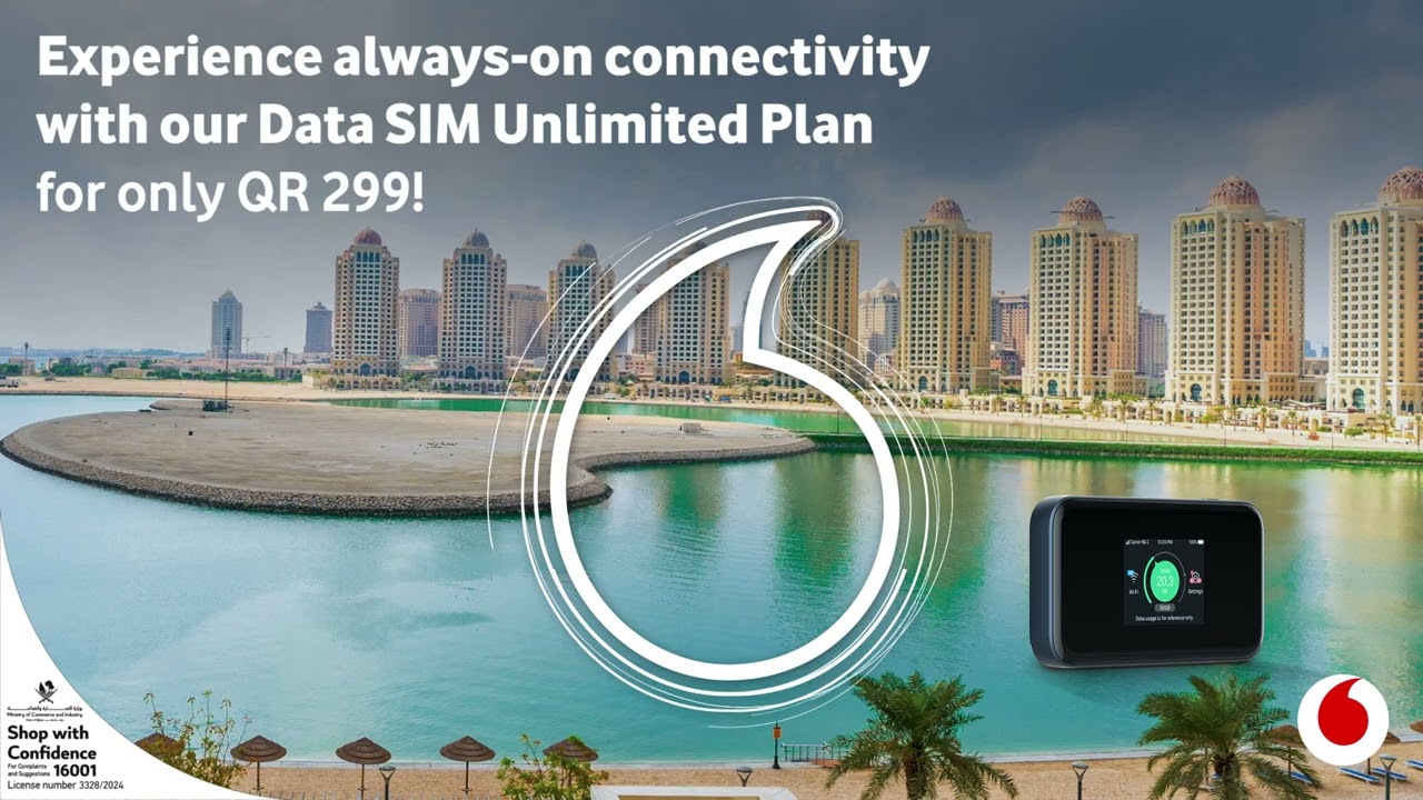 Data Sim Unlimited Plan | QR 299