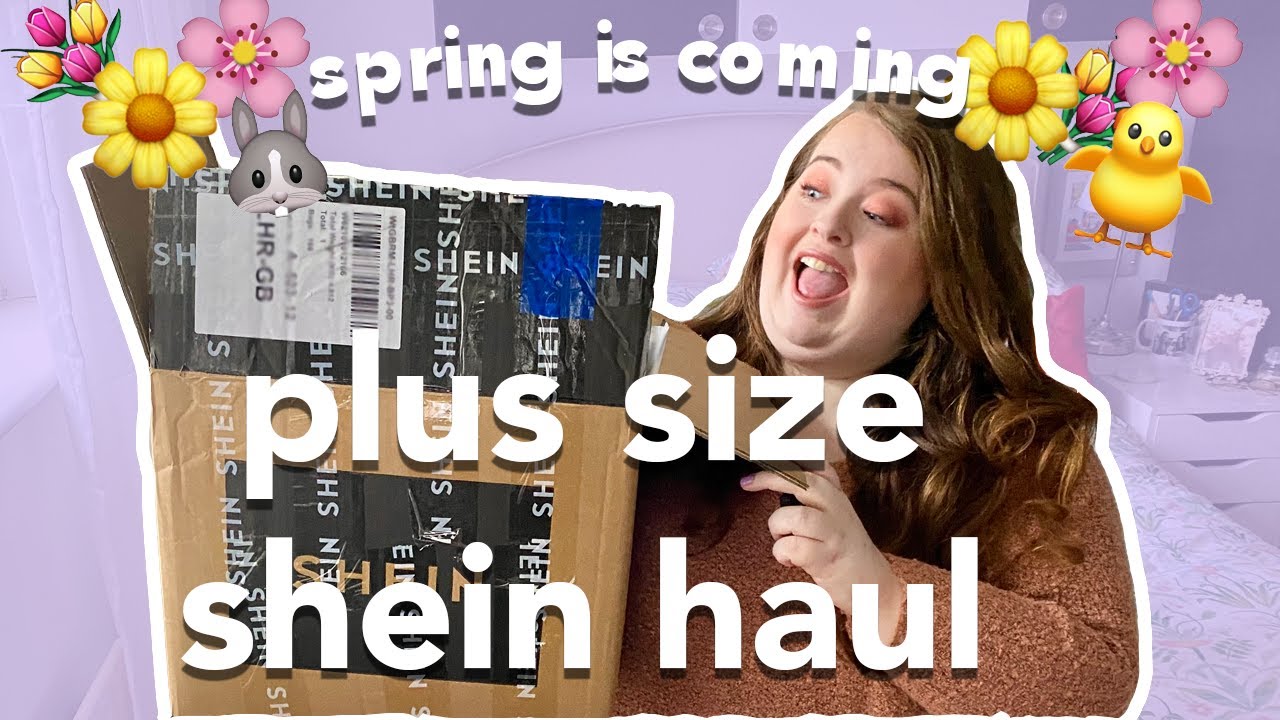 SPRING IS COMING - SHEIN PLUS SIZE TRY ON HAUL | tops, jeans, dresses and more! 2021