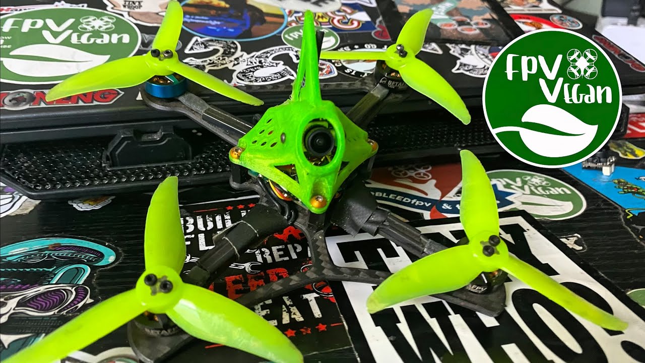 FPV Зубочистка Погоня на машине