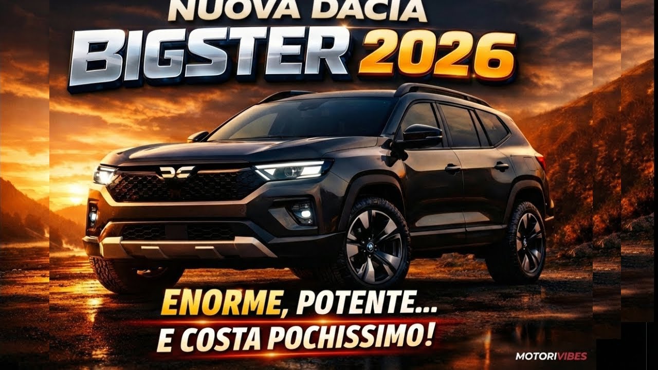 NUOVA DACIA BIGSTER 2026: ENORME, POTENTE E PREZZO SHOCK! 😱🚗