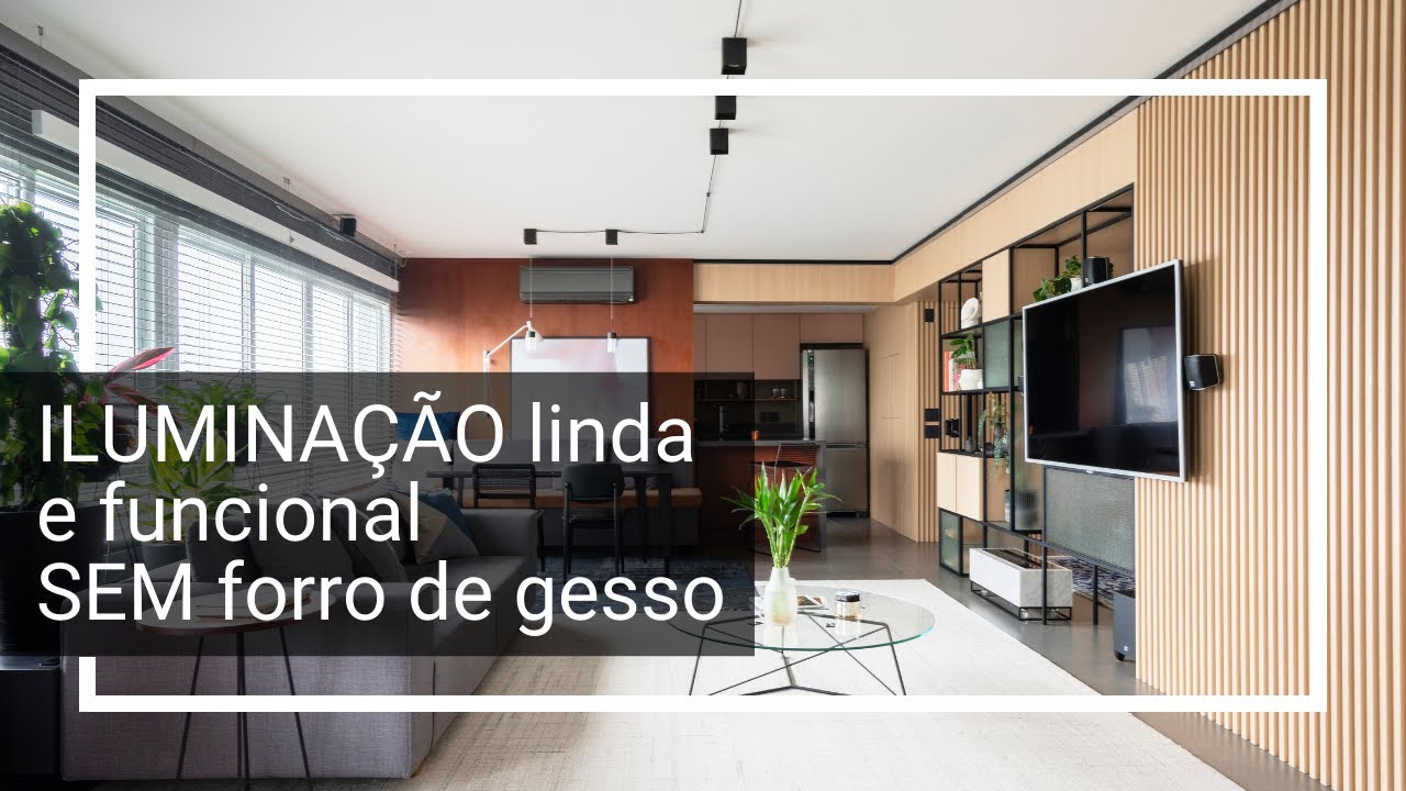 Solução para distribuir a ILUMINAÇÃO SEM FORRO DE GESSO