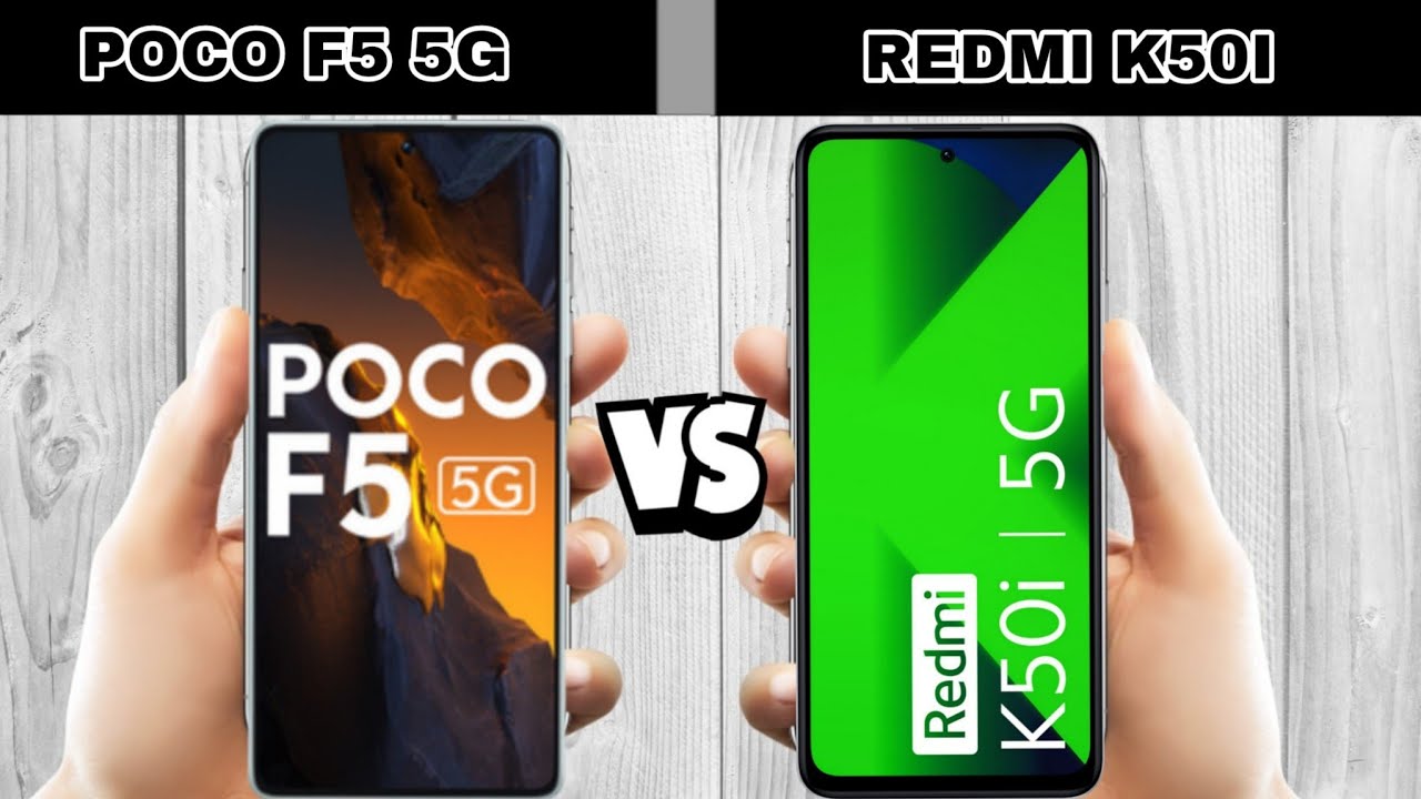 poco f5 vs redmi k50i full comparison.