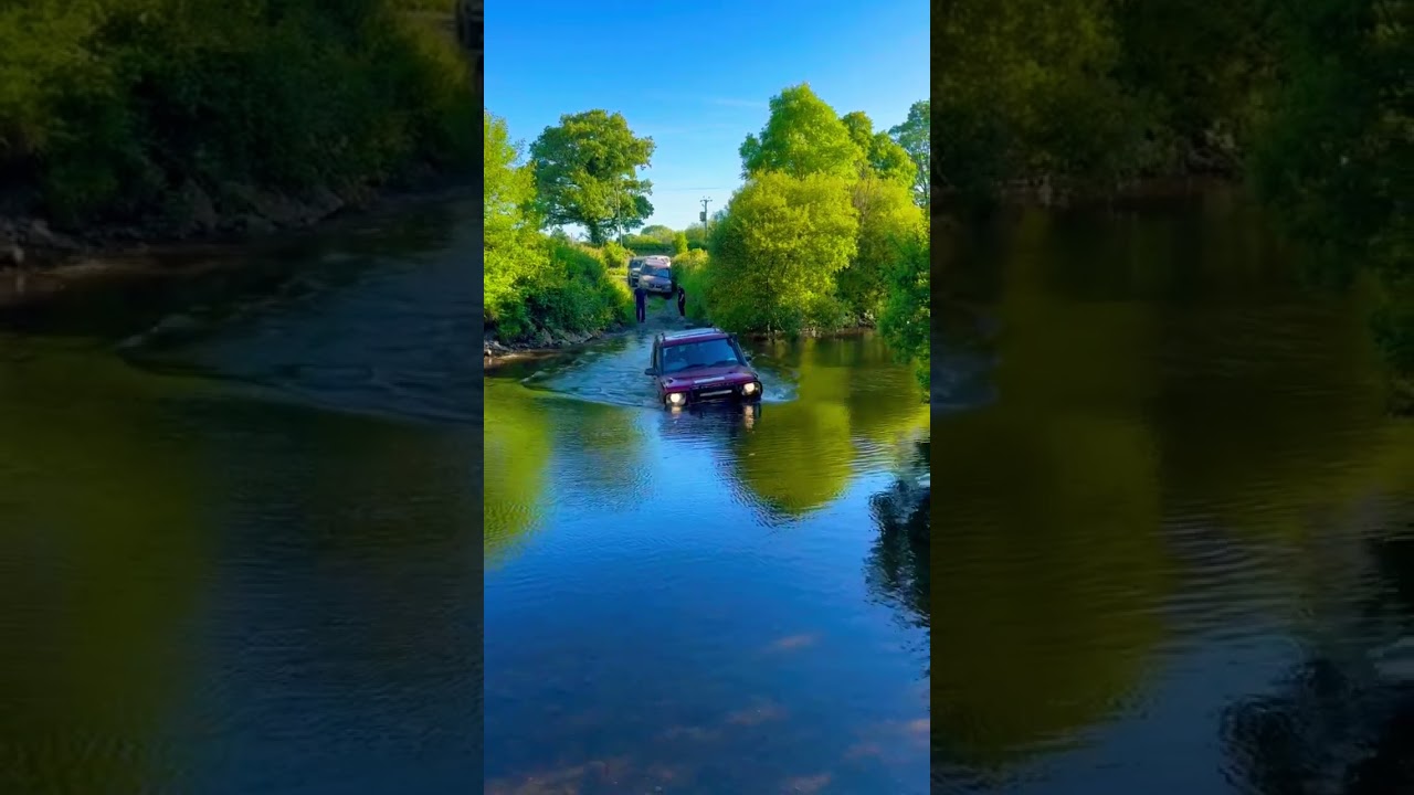 River crossing #td5 #landrover #lml #likemindedlaners #discovery #greenlaning #4x4 #love #wales