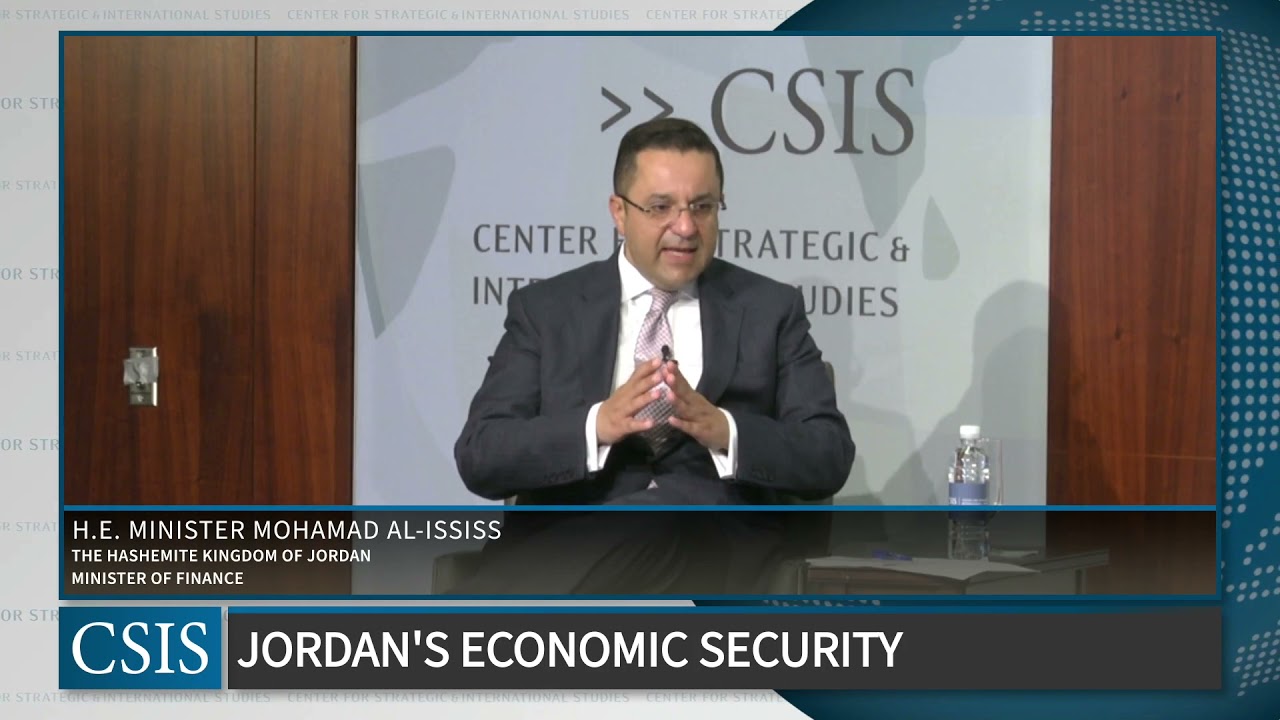 A Conversation with Jordanian Finance Minister Mohamad al-Ississ