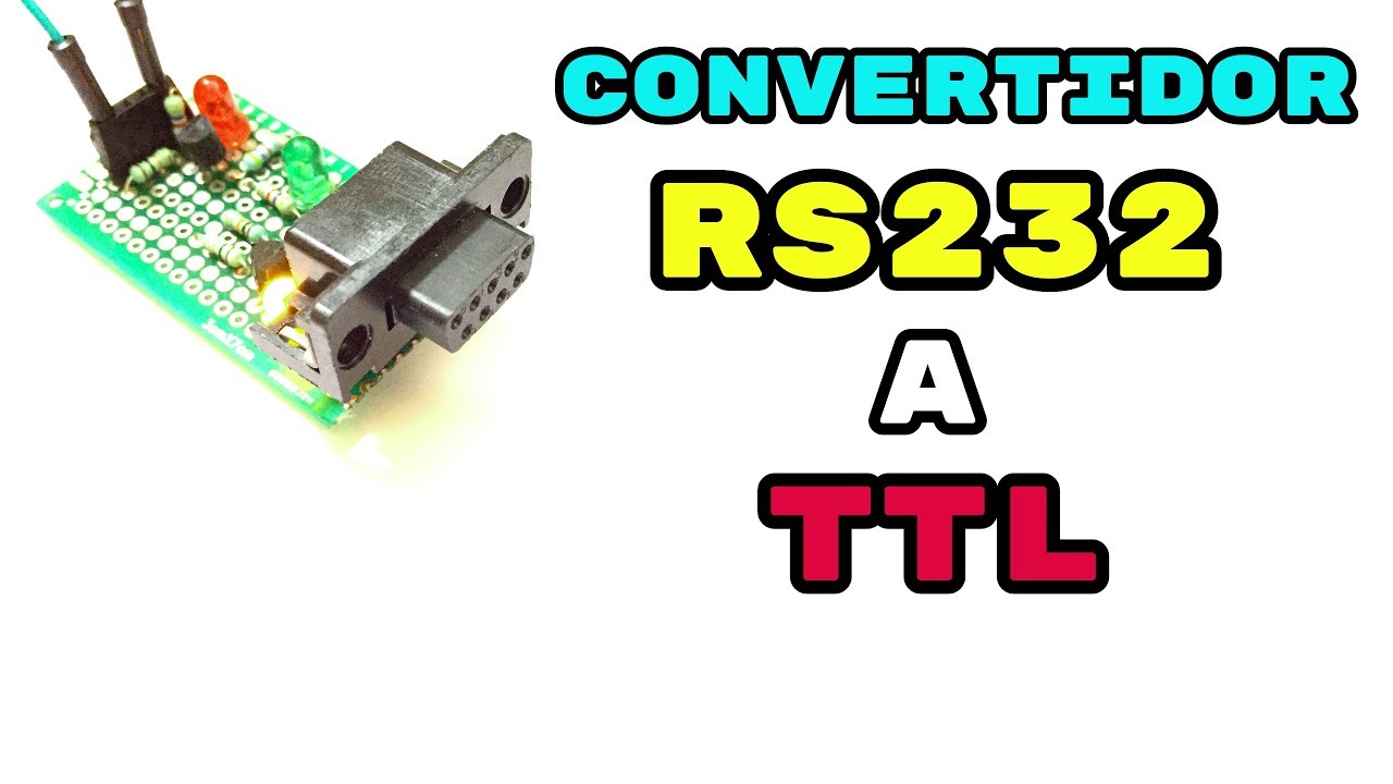 CONVERTIDOR RS232-TTL (CON TRANSISTORES FÁCIL)