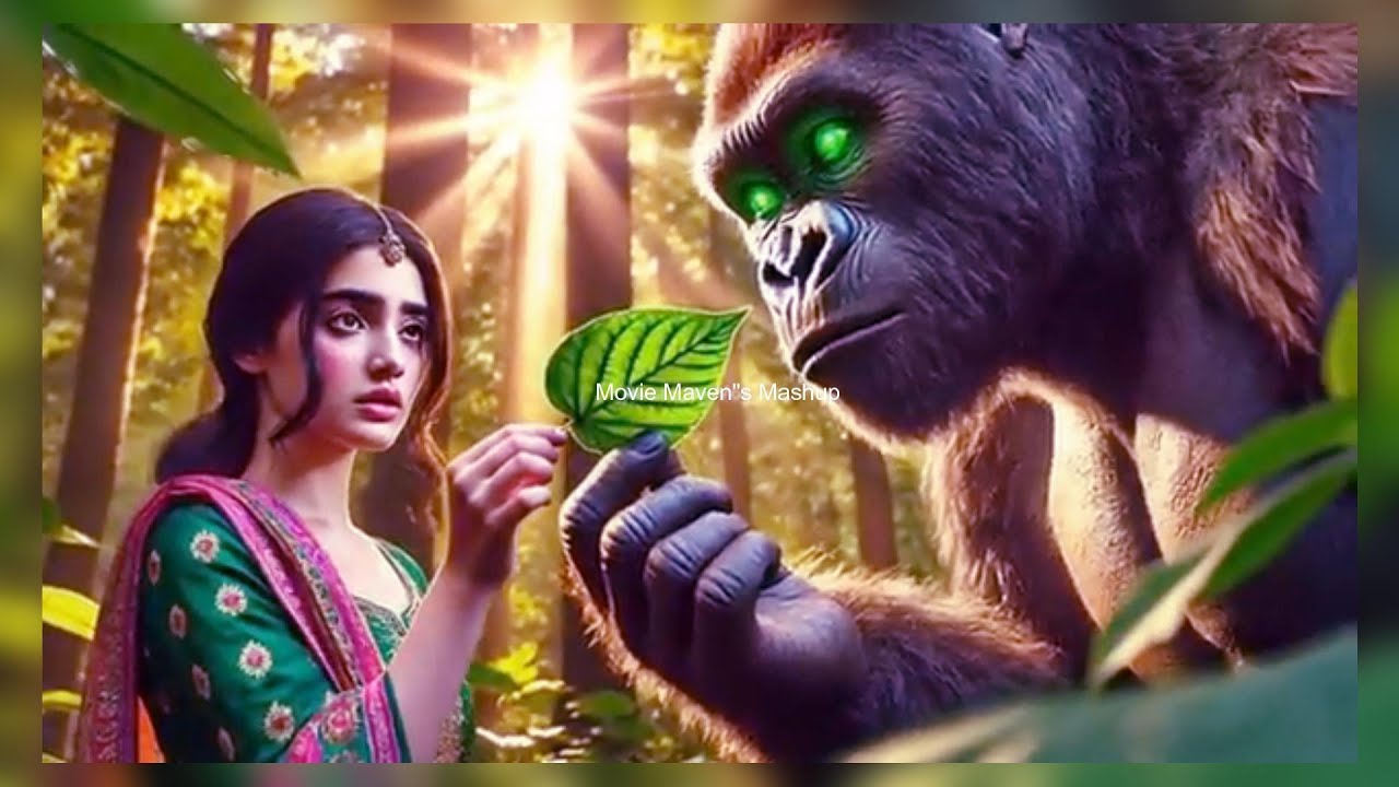 When the monkey found a girl alone in the jungle, what did he do to her? || A terrifying story