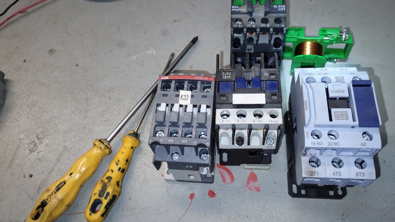 como trocar bobina de contator muito simples